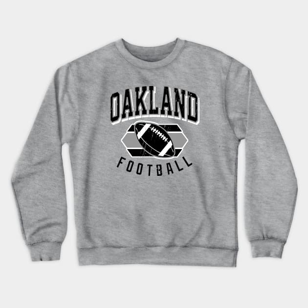 Vintage Oakland Football Crewneck Sweatshirt by funandgames